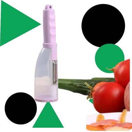 قشارة الخضروات والفواكه (بنفسجي): أداة مبتكرة لراحة مثالية