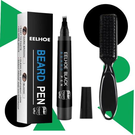 EELHOE قلم ملء اللحية السحري والدقيق للرجال