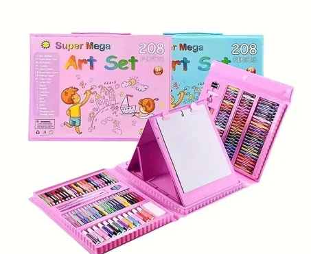 Coffret Artistique Complet – 208 Pièces 🎨