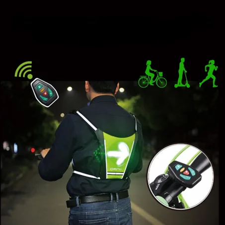 🚦 Gilet LED Lumineux – Sécurité Maximale la Nuit