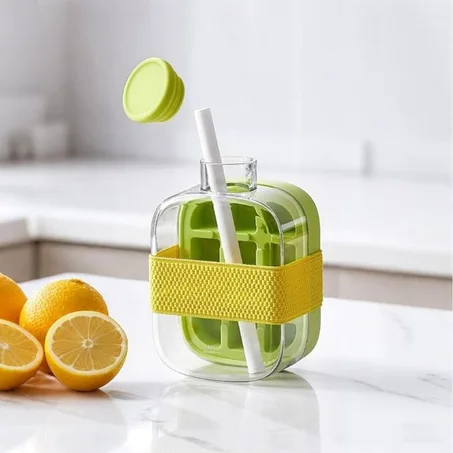 🧊 IceFlow™ | Bouteille à Glaçons 2 en 1