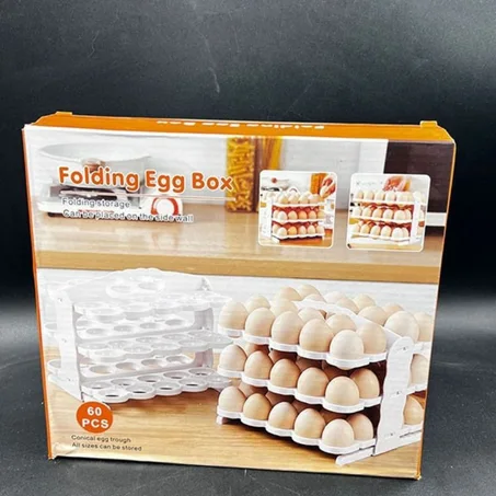 🥚 Organisateur d’Œufs Empilable / 60 Œufs
