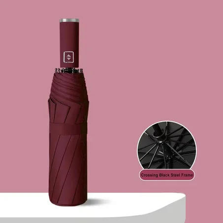 ☔ Parapluie Automatique avec Lampe LED Intégrée