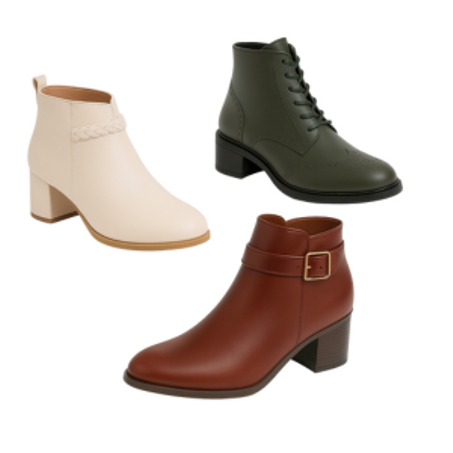 BOTTINES EN CUIR