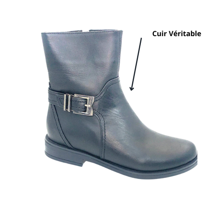 Bottine en cuir pour Femmes