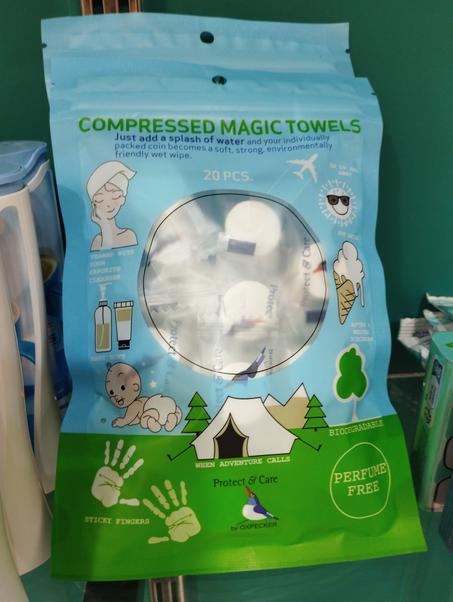 Compressed Magic towels