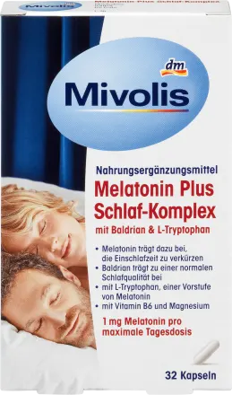 Mélatonine Plus Complexe Sommeil 32 gélules, 16 g