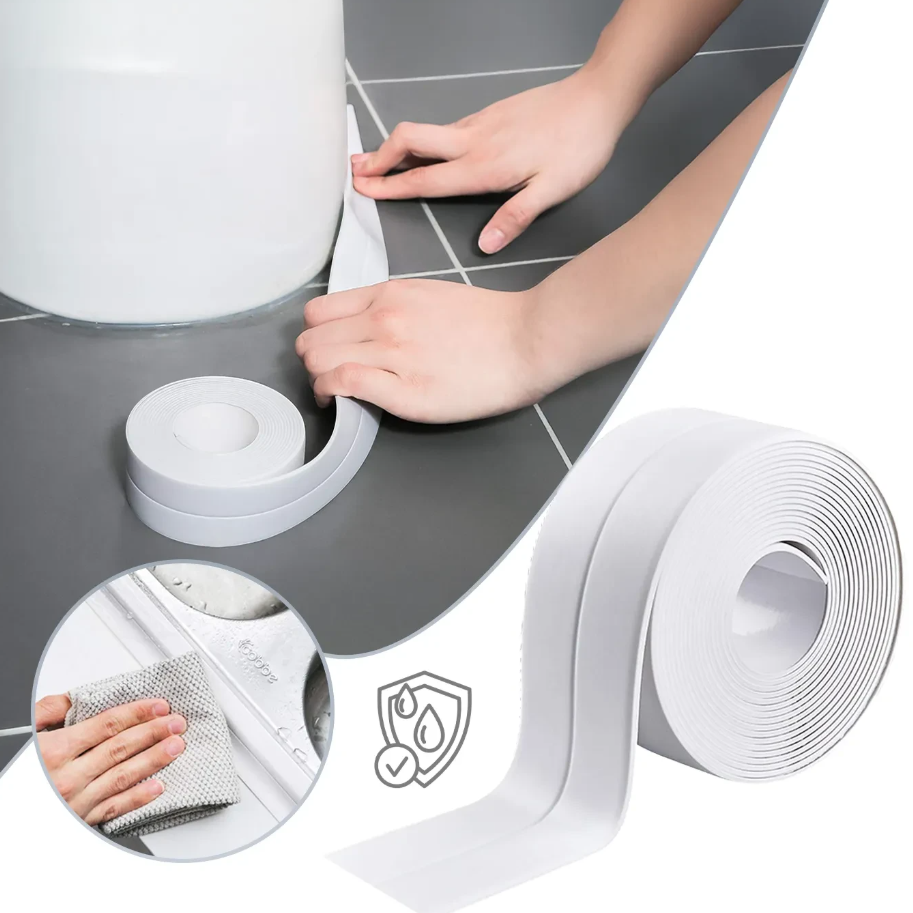 شريط مانع تسرب الماء لحافة المغسلة والحوض, شريط لاصق مانع للتسرب مقاوم للماء