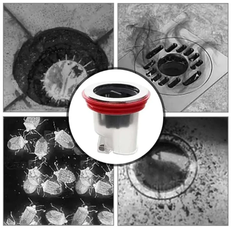 🚿 3 أغطية سيفون أرضية مضادة للروائح والحشرات – حمام أنظف وأعطر