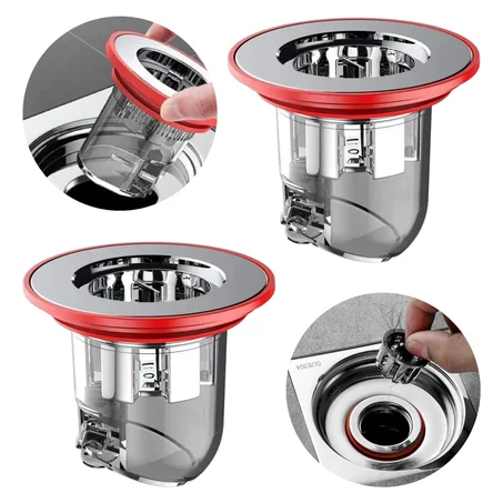 🚿 3 أغطية سيفون أرضية مضادة للروائح والحشرات – حمام أنظف وأعطر