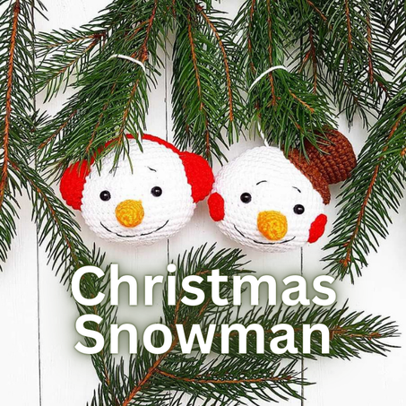 Free Crochet Snowman Ornament Pattern – Easy Amigurumi Christmas Decoration