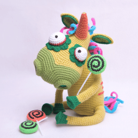Zombie Unicorn Crochet Pattern – Free Amigurumi PDF Download