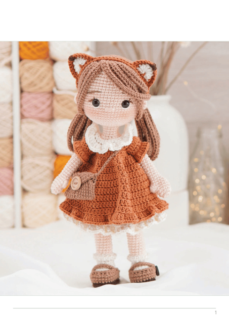 🧶 Mia Doll Crochet Pattern 🧶
