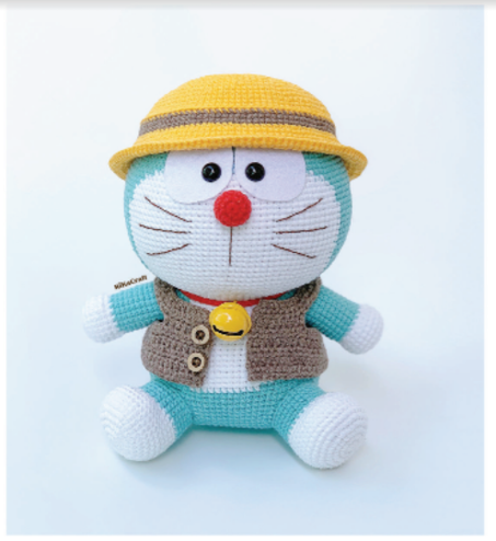Doremon Crochet Pattern