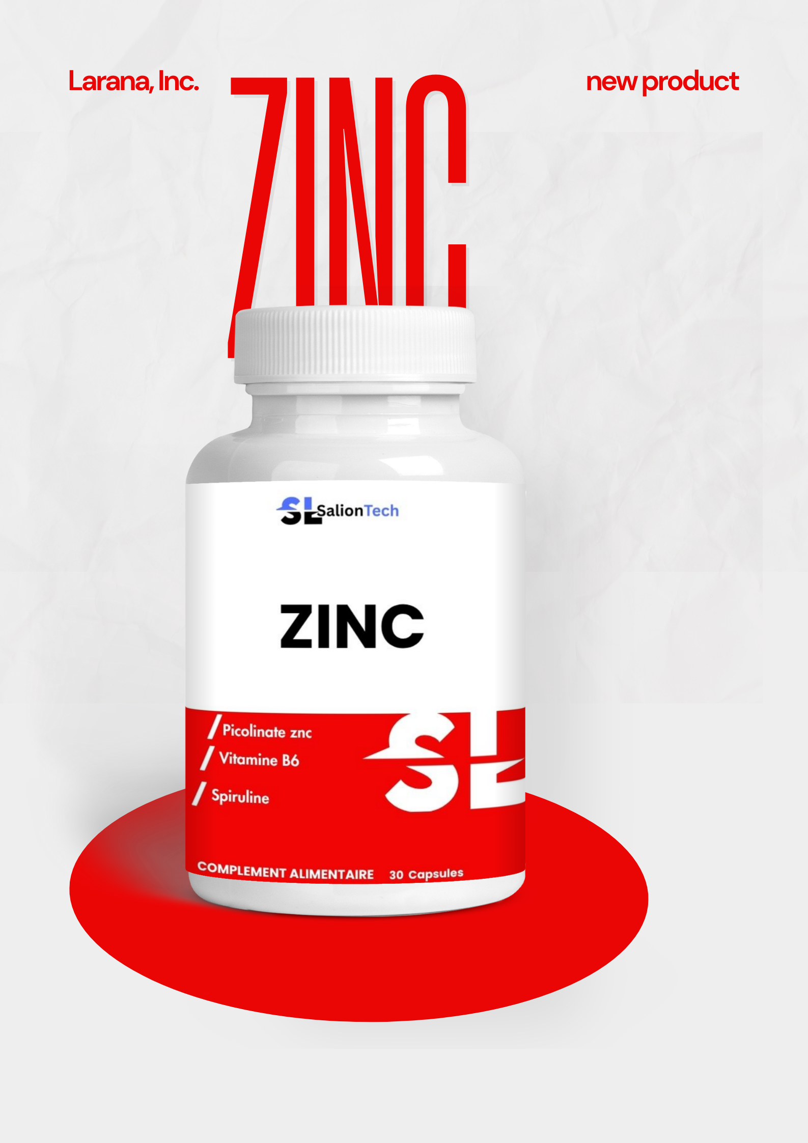 Saliontech Zinc – مكمل الزنك لدعم المناعة والطاقة