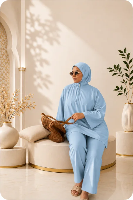 Burkini Hijabista 1 – أناقة محتشمة بتصميم عصري ✨