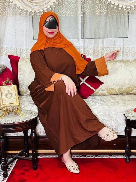 طقم للصلاة عباية متوفرة بعدة ألوان زاهية توب : كريب روزا  في الكراماج