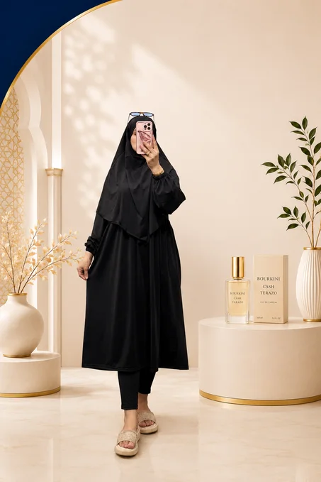 بوركيني خمار - Borkini Khimar | احتشام وأناقة وراحة في تصميم واحد