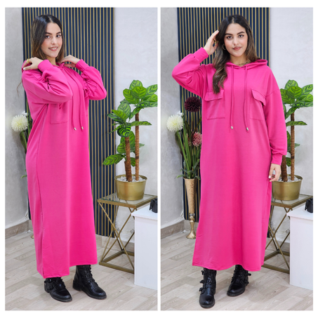 "✨ اختاري أناقتك بكل راحة! 👗 فستان أنيق ومريح يناسب جميع الإطلالات اليومية.