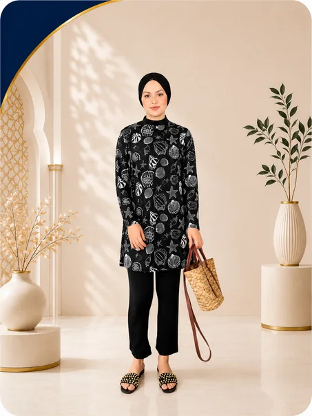 Burkini Coquillage – 3 Pièces