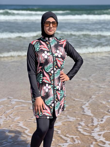 ⛱️ 🏄🏻‍♀️Burkini 3 pièces