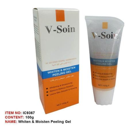 جل مقشر للوجه. يحتوي على مكونات تعمل على تفتيح لون البشرة وتوحيد لونها.