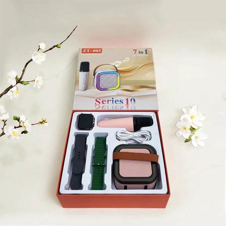 مكبر صوت كاريوكي + ساعة ذكية 7 في 1 ZT-005