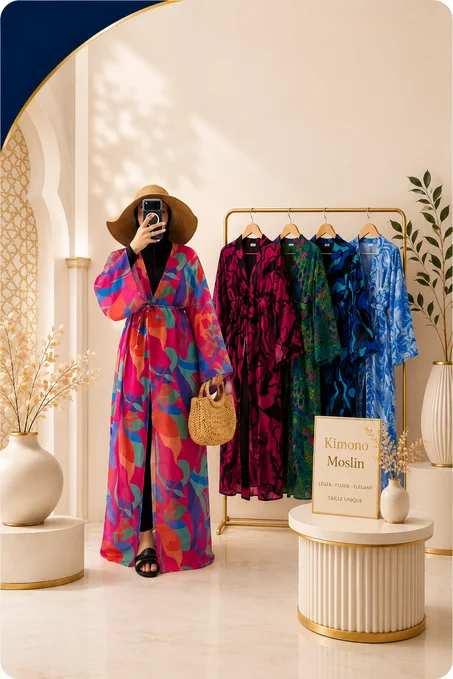 Burkini Miami Color 5 PC – أناقة صيفية بلمسة عصرية