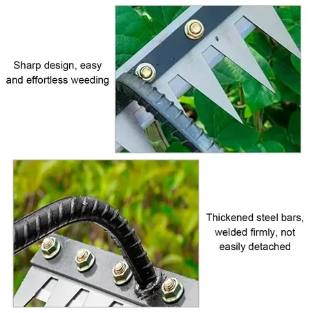 8 Teeth Carbon Steel Garden Weeding Rake(💥50% off)