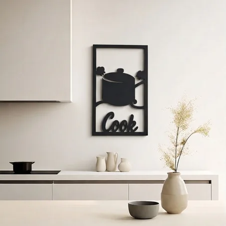 Tableau pour décoration cuisine en bois