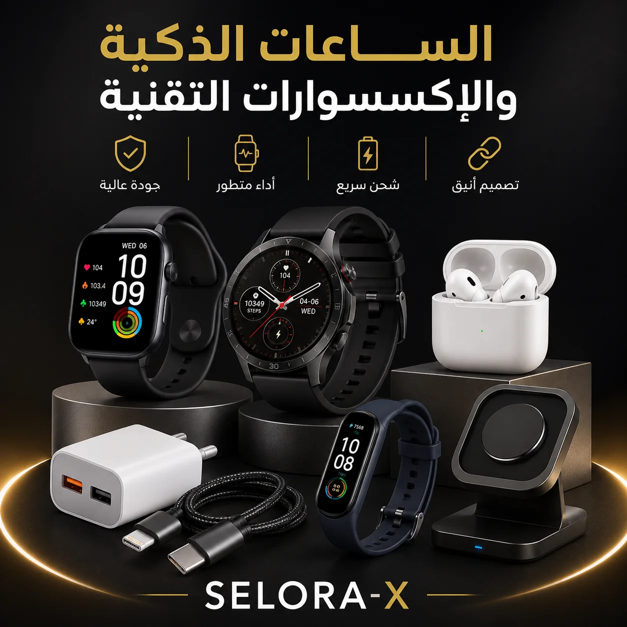 الساعات الذكية والإكسسوارات التقنية