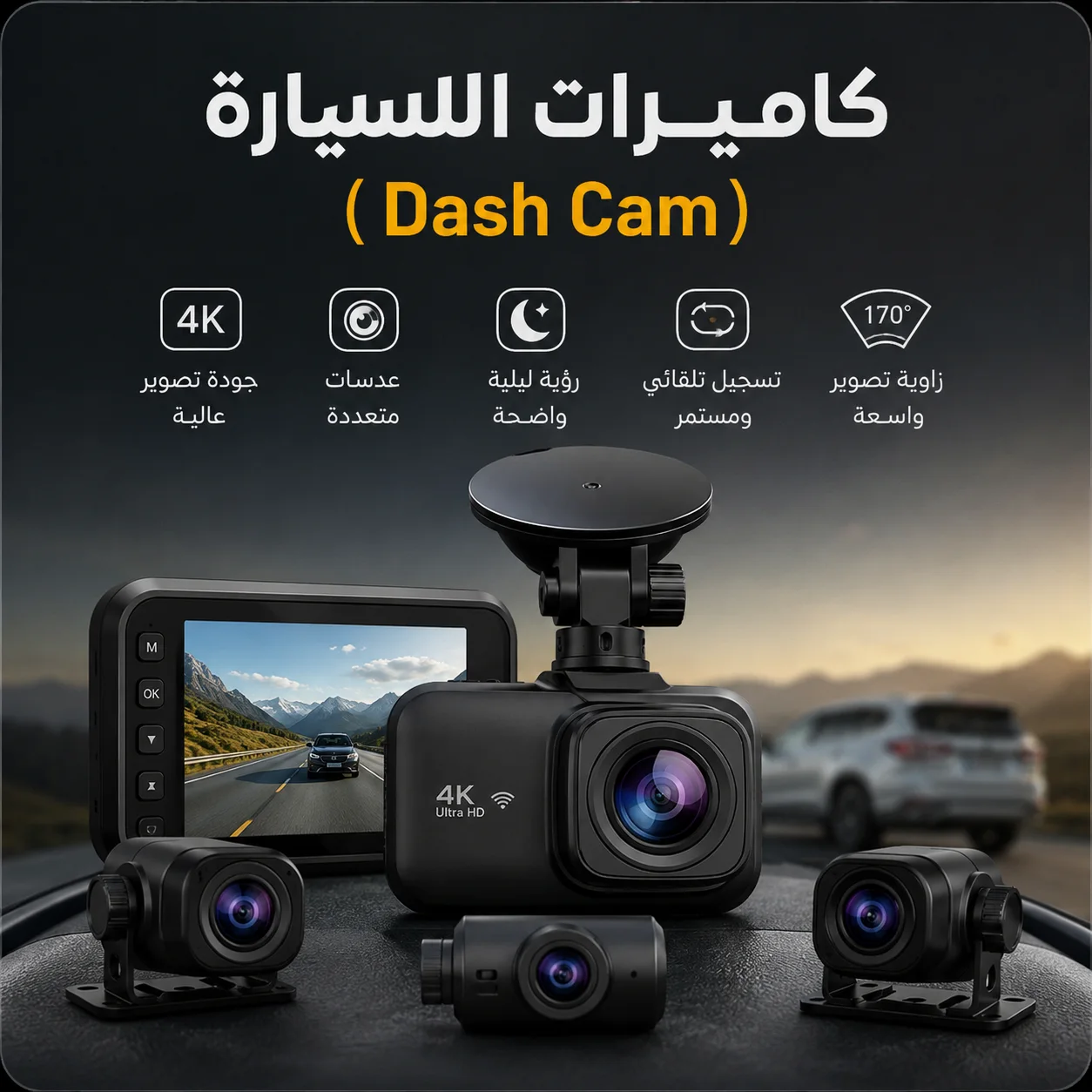 كاميرات السيارة (Dash Cam)