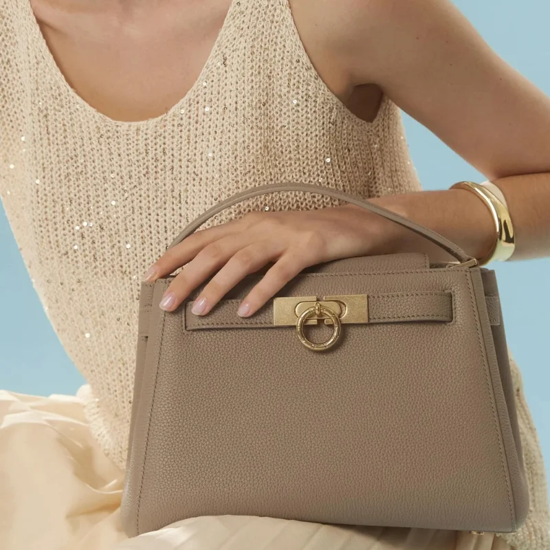 sac à poignée supérieure Madison | TAUPE