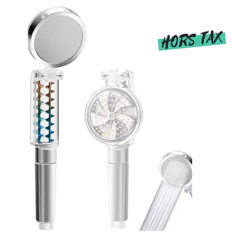Flip Pressurized Turbo Filter Shower Head