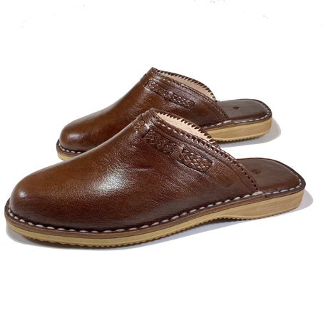 صابو تقليدي أصلي مصنوع من جلد طبيعي 100٪ ومخيط يدويًا.