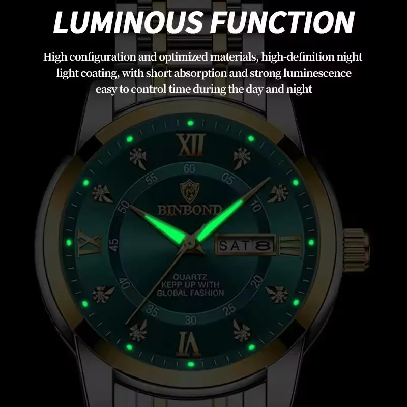 Мужские кварцевые часы для дайвинга