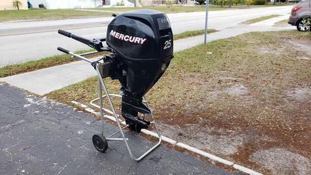 2013 Mercury 25 HP 4-Stroke 25″ Shaft Tiller Motor