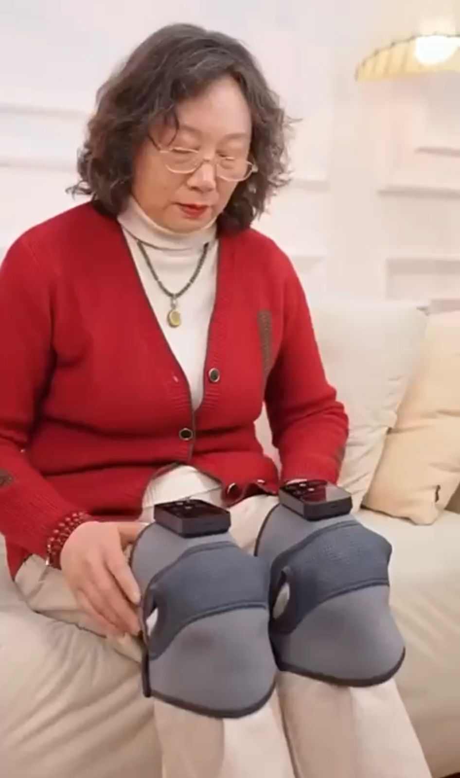 جهاز تدليك الركب وسادة التهاب المفاصل لتخفيف الآلام