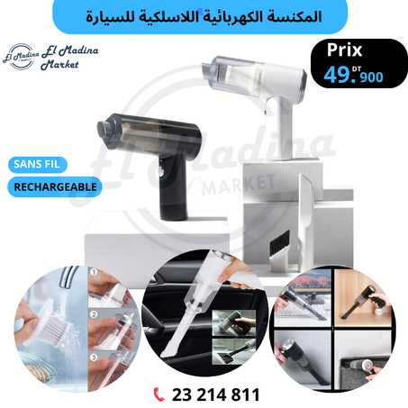 Aspirateur à Main Sans Fil Pour Voitures