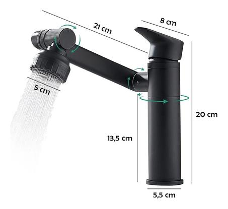 صنبور دوار بزاوية 1080 درجة