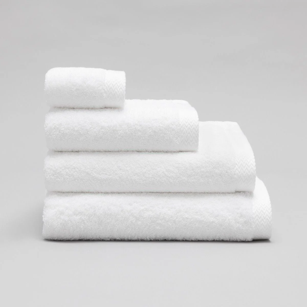 Serviette en coton peigné bouclette