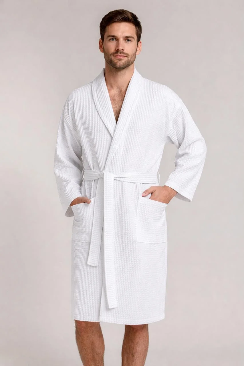 Pack 6 Serviettes + Peignoir Nid d'Abeille