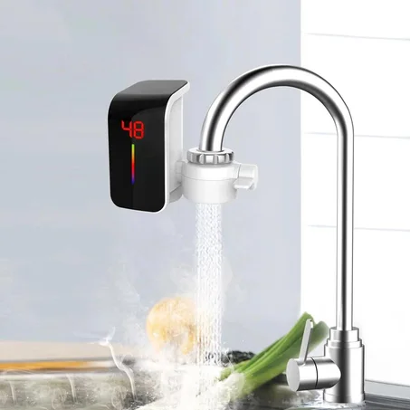 Robinet de chauffe-eau électrique de cuisine avec eau chaude instantanée