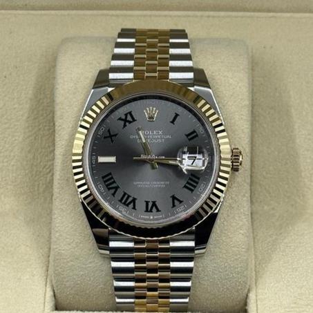 Rolex Datejust Wimbledon Dial Gold/Steel Jubilee