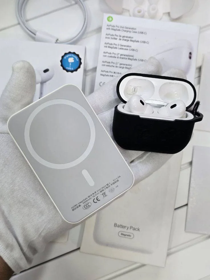 pack airpods et powerbank