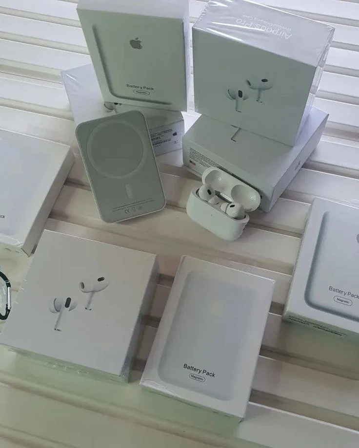 pack airpods et powerbank