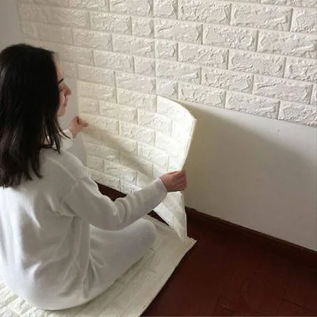 ورق حائط ثلاثي الأبعاد لاصق (3D Foam Wall Sticker)