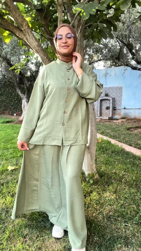 أونسومبل بصاية أخضر باستيل