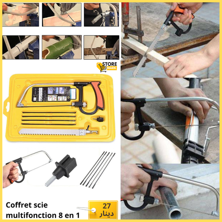 Coffret scie multifonction 8 en 1