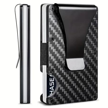 Minimalist Wallet With Cash Strap,